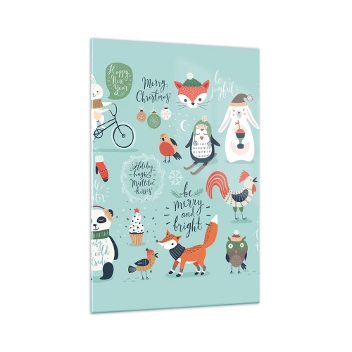 Üveg kép - Legyen mindig ünnep! - 70x100 cm