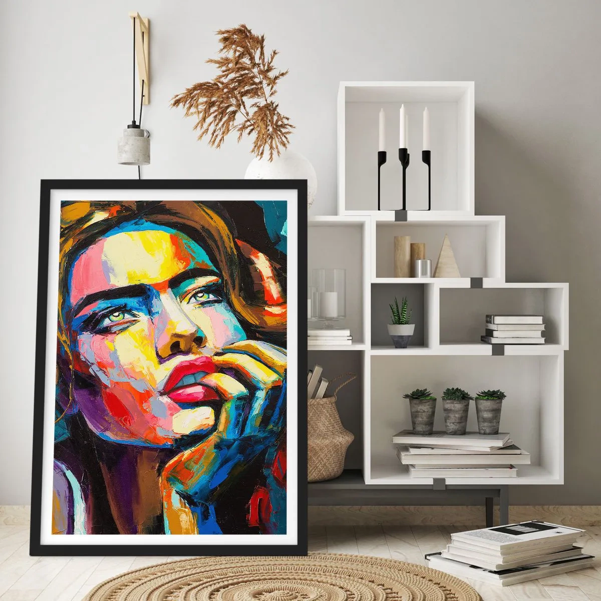 Poszter fehér keretben - Az álmok úgy repülnek az égen, mint a madarak - 70x100 cm