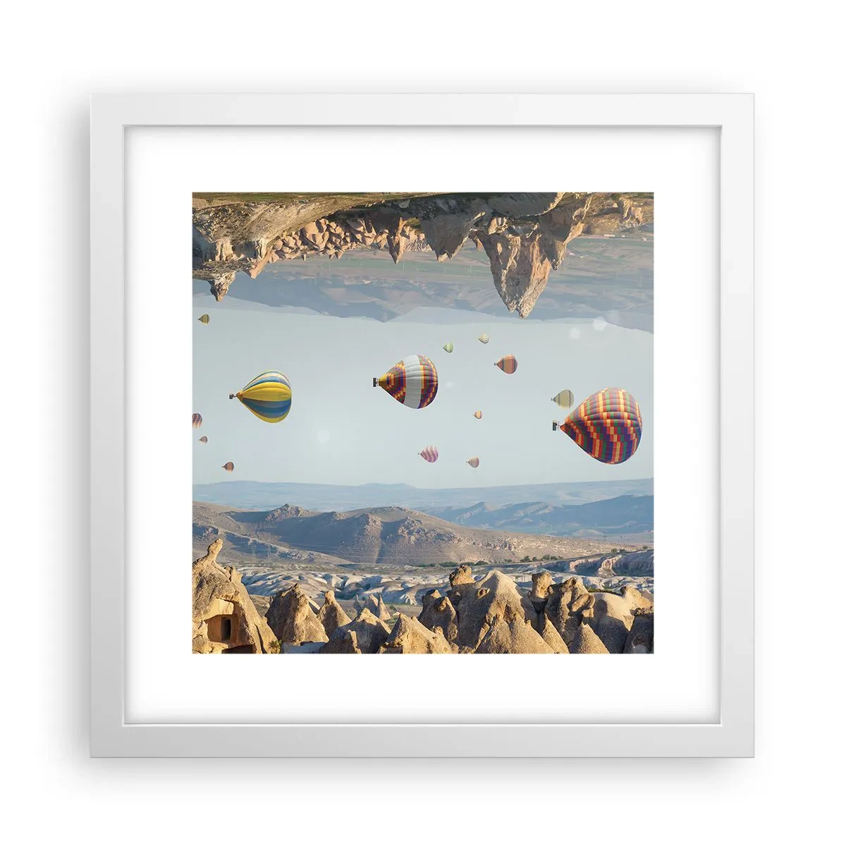 Poszter fekete keretben - Itt minden lehetséges - 30x30 cm