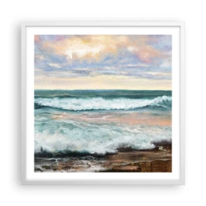 Poszter fekete keretben - Itt kisimítod a lelked - 60x60 cm