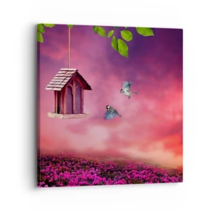 Vászonkép - Meghívás vacsorára - 30x30 cm