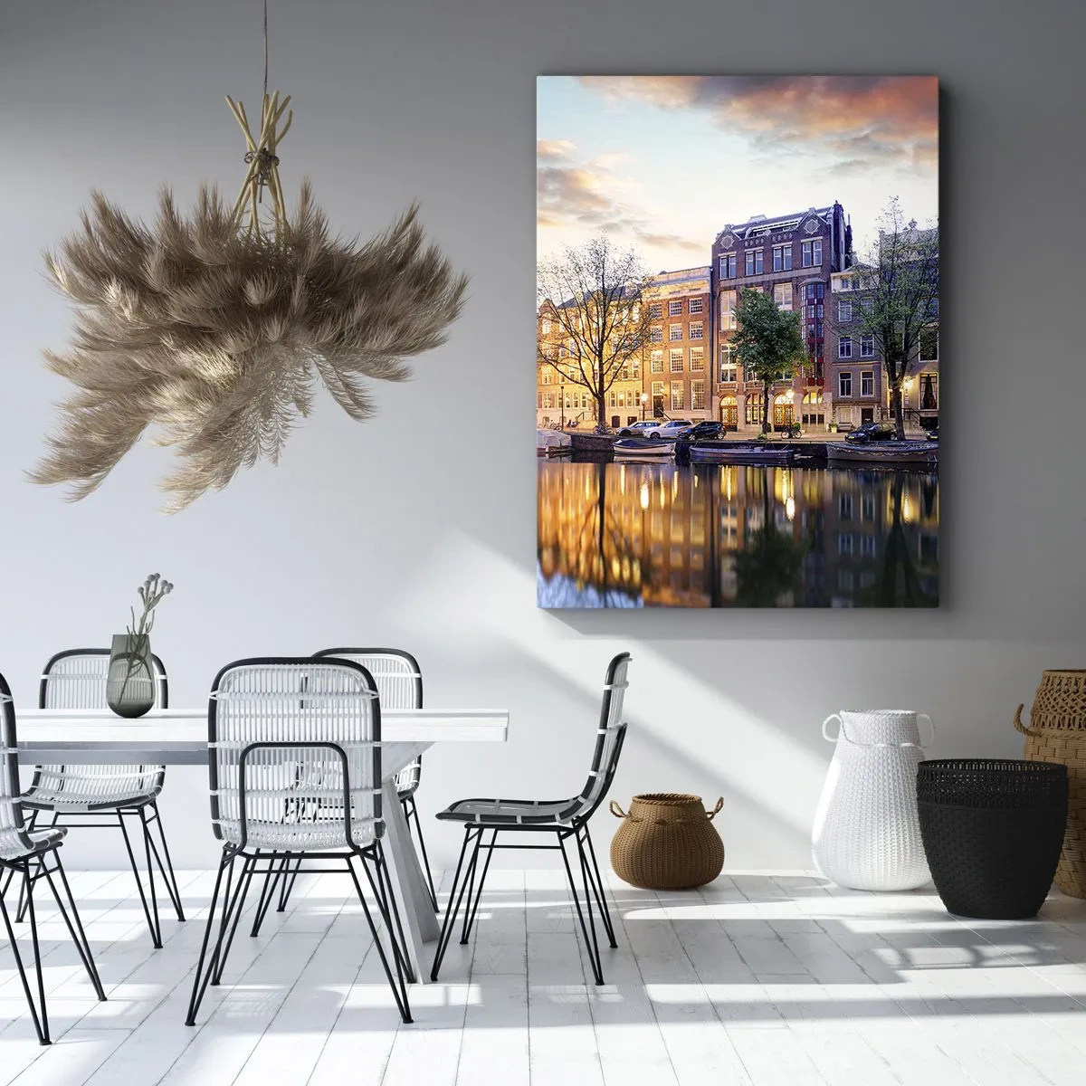 Vászonkép - Visszafogott és derűs holland szépség - 50x70 cm
