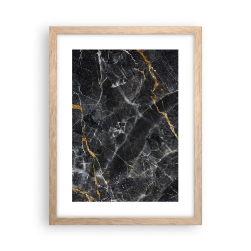 Poszter világos tölgy keretben - A kő belső élete - 30x40 cm