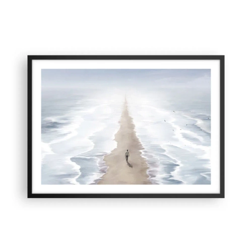 Poszter fehér keretben - Fényes jövő - 70x50 cm