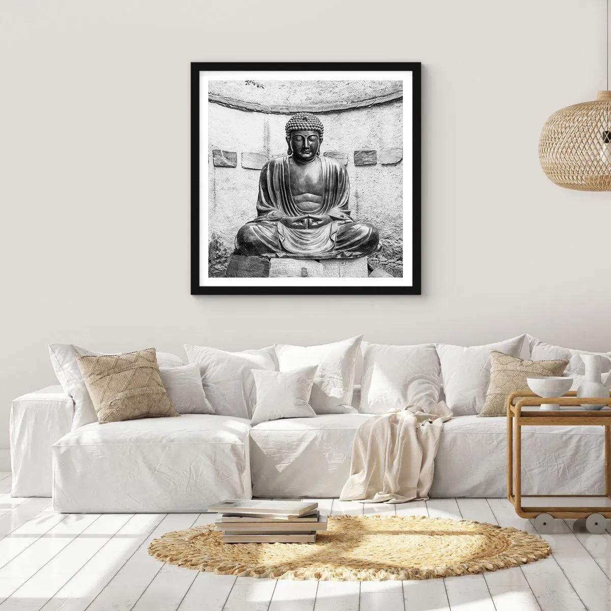 Poszter fehér keretben - A béke forrásánál - 40x40 cm