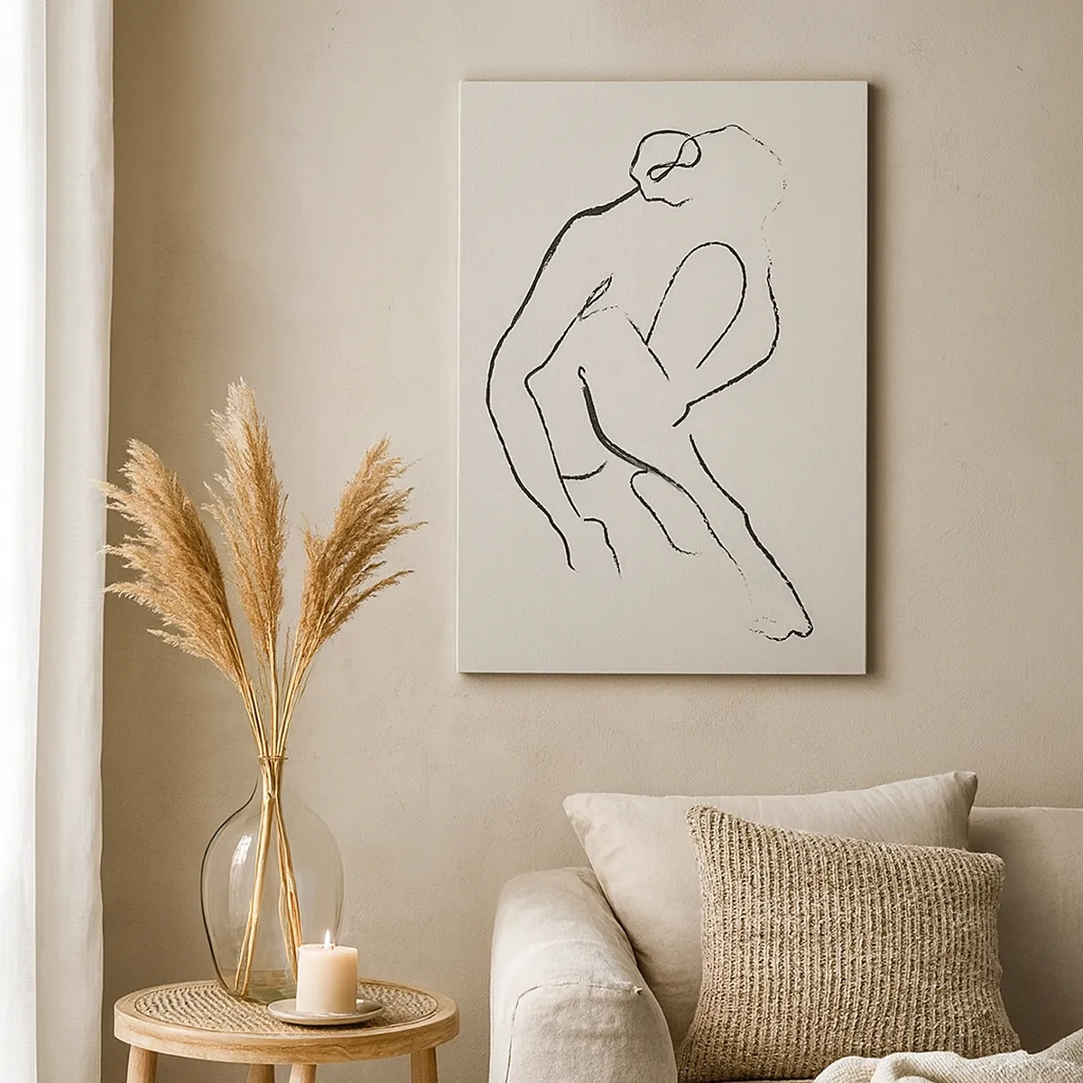 Vászonkép - Intim vázlat - 50x70 cm