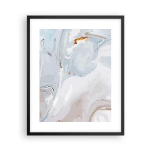 Poszter fehér keretben - Felhabzott fehér - 40x50 cm