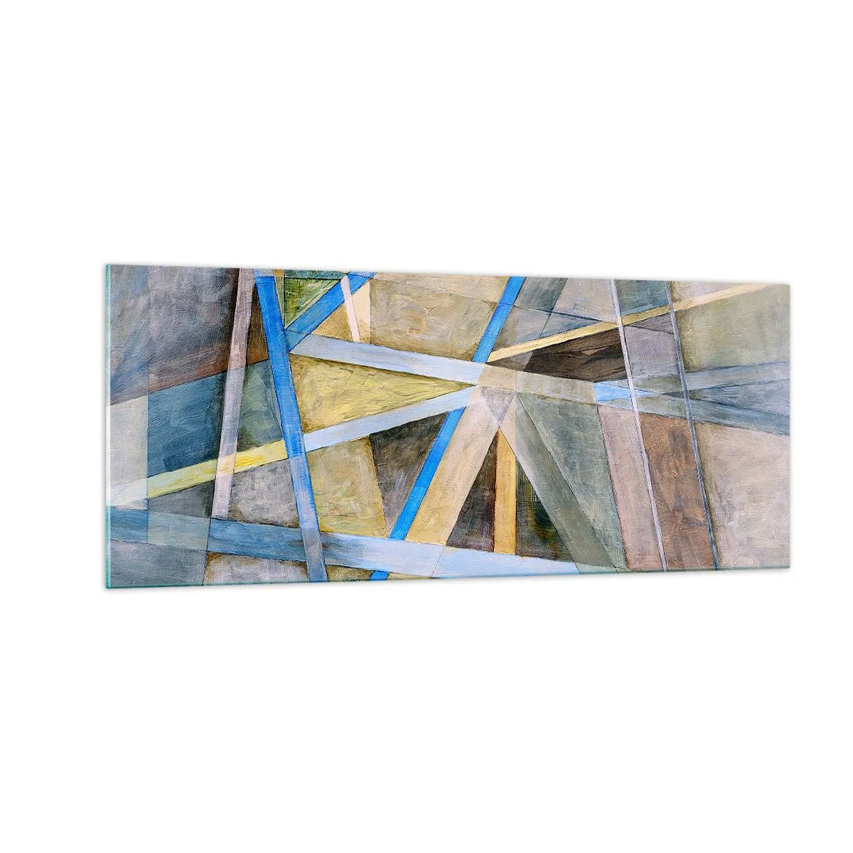 Üveg kép - Egyenesen vagy átlósan? - 100x40 cm