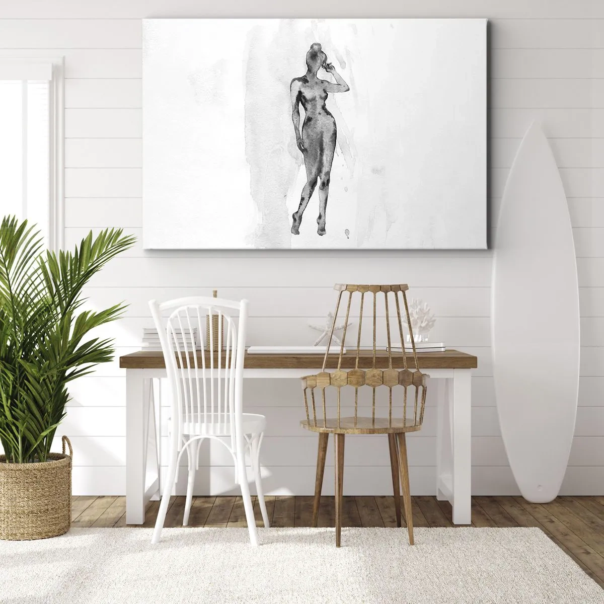 Vászonkép - A nőiesség ideáljának nyomában - 70x50 cm