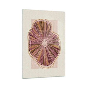 Üveg kép - Sugárzó absztrakció - 70x100 cm