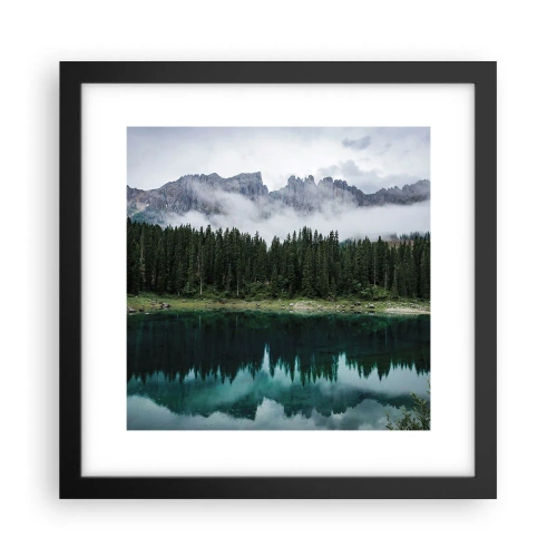 Poszter fehér keretben - Csitt, csit, ne zavard fel az állóvizet... - 30x30 cm