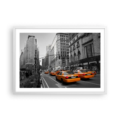 Poszter fekete keretben - Nagyvárosi napok - 70x50 cm