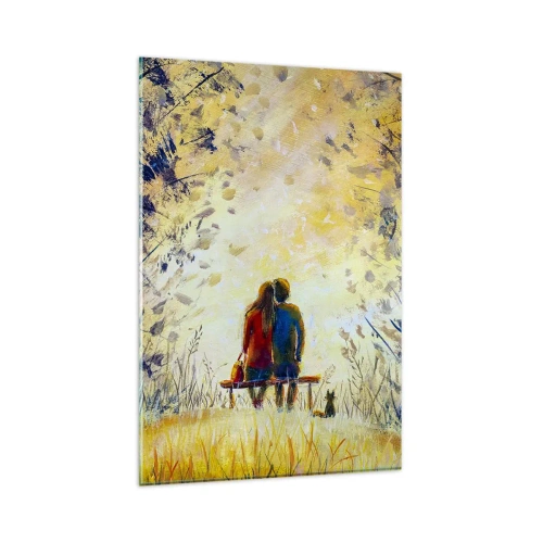 Üveg kép - Varázslatos pillanat - 80x120 cm