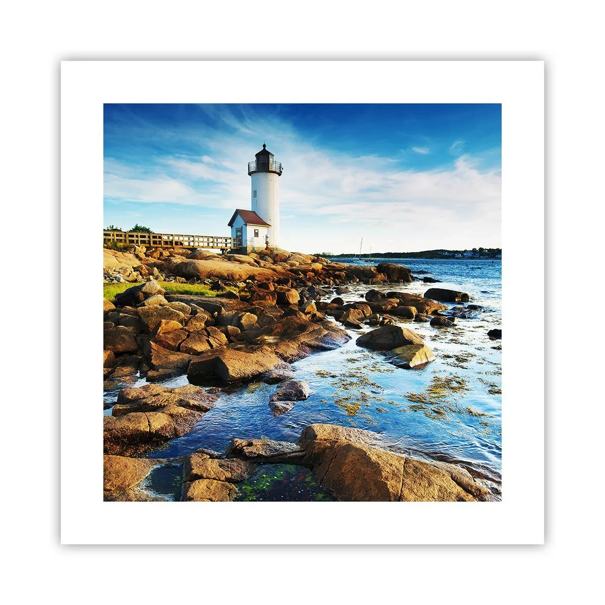 Poszter - Gyertek vissza boldogan, várlak - 40x40 cm