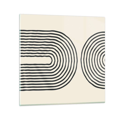 Üveg kép - Bármelyik percben ... - 70x70 cm