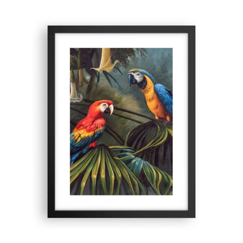 Poszter fehér keretben - Romantika a trópusokon - 30x40 cm