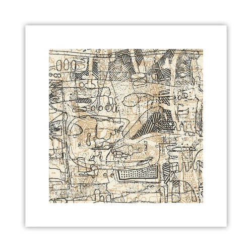 Poszter - Dekódolásra vár - 30x30 cm