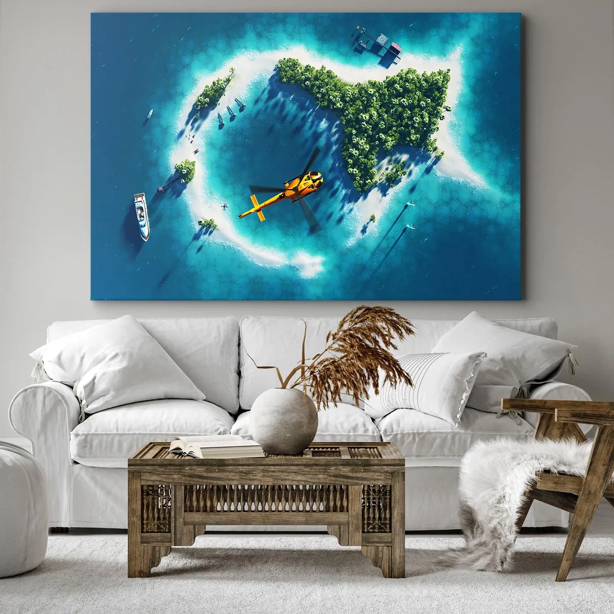 Vászonkép - Vegyél magadnak egy szigetet - 120x80 cm