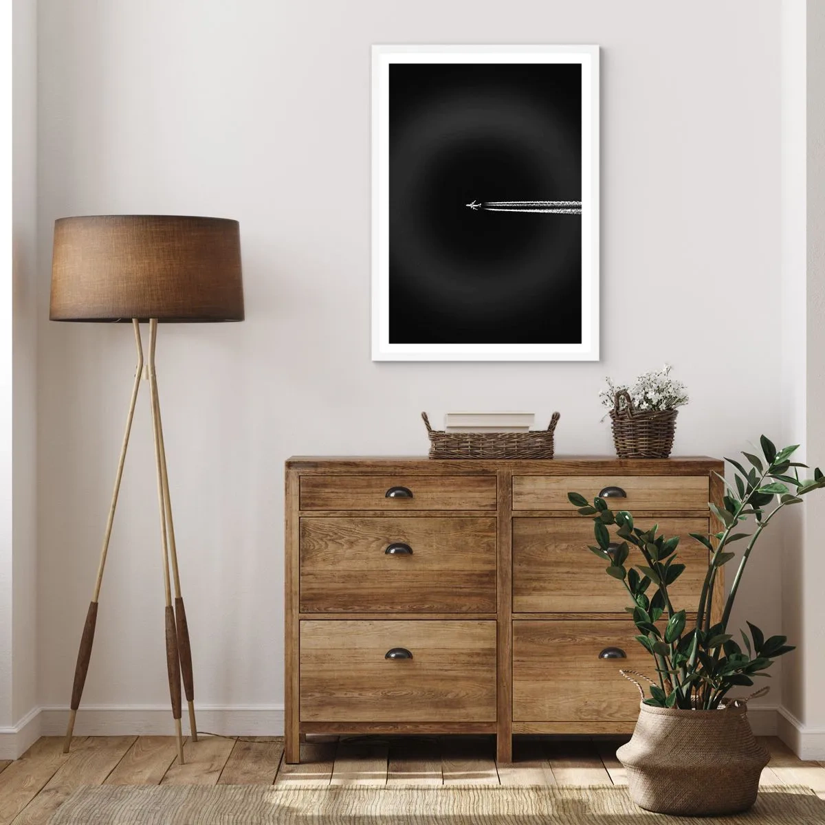 Poszter fekete keretben - Egy másik dimenzióba - 40x50 cm