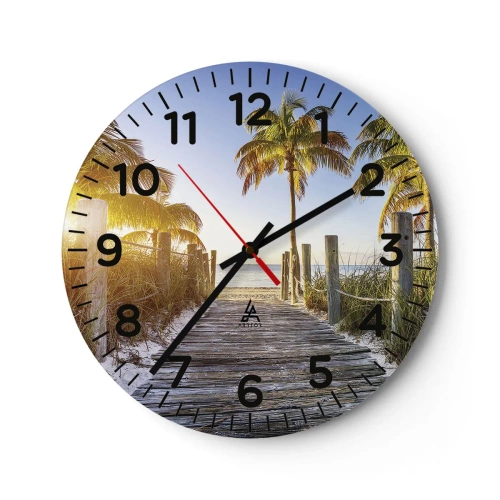 Falióra, Óra - Egyenesen a paradicsomba - 40x40 cm