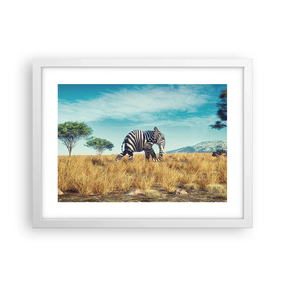 Poszter fekete keretben - A szürke már nem menő - 40x30 cm