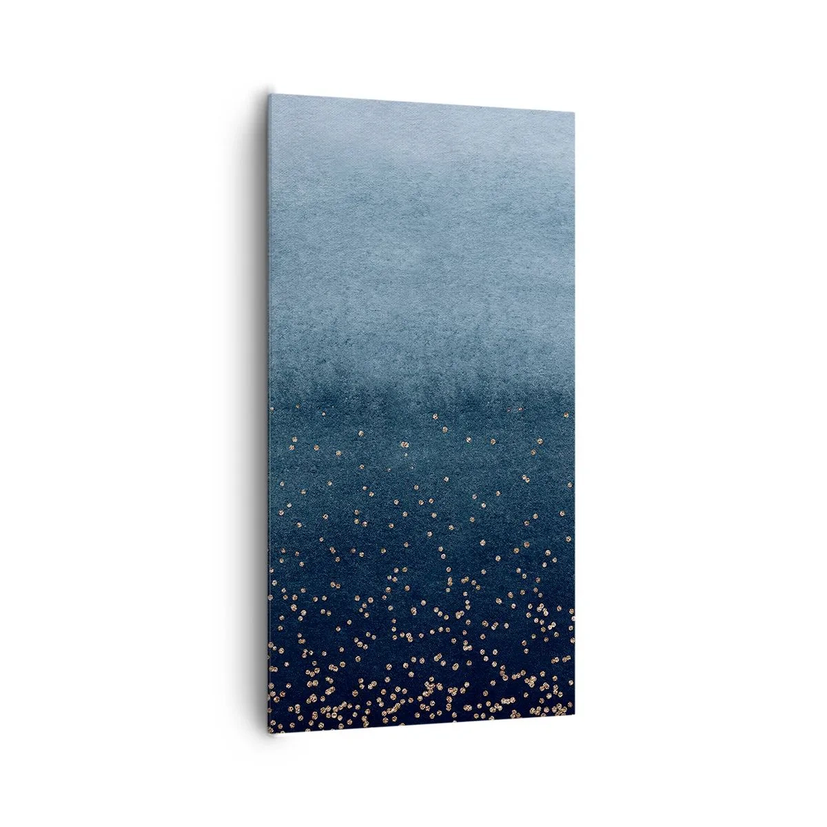 Vászonkép - Kompozíció - kék fázisok - 65x120 cm