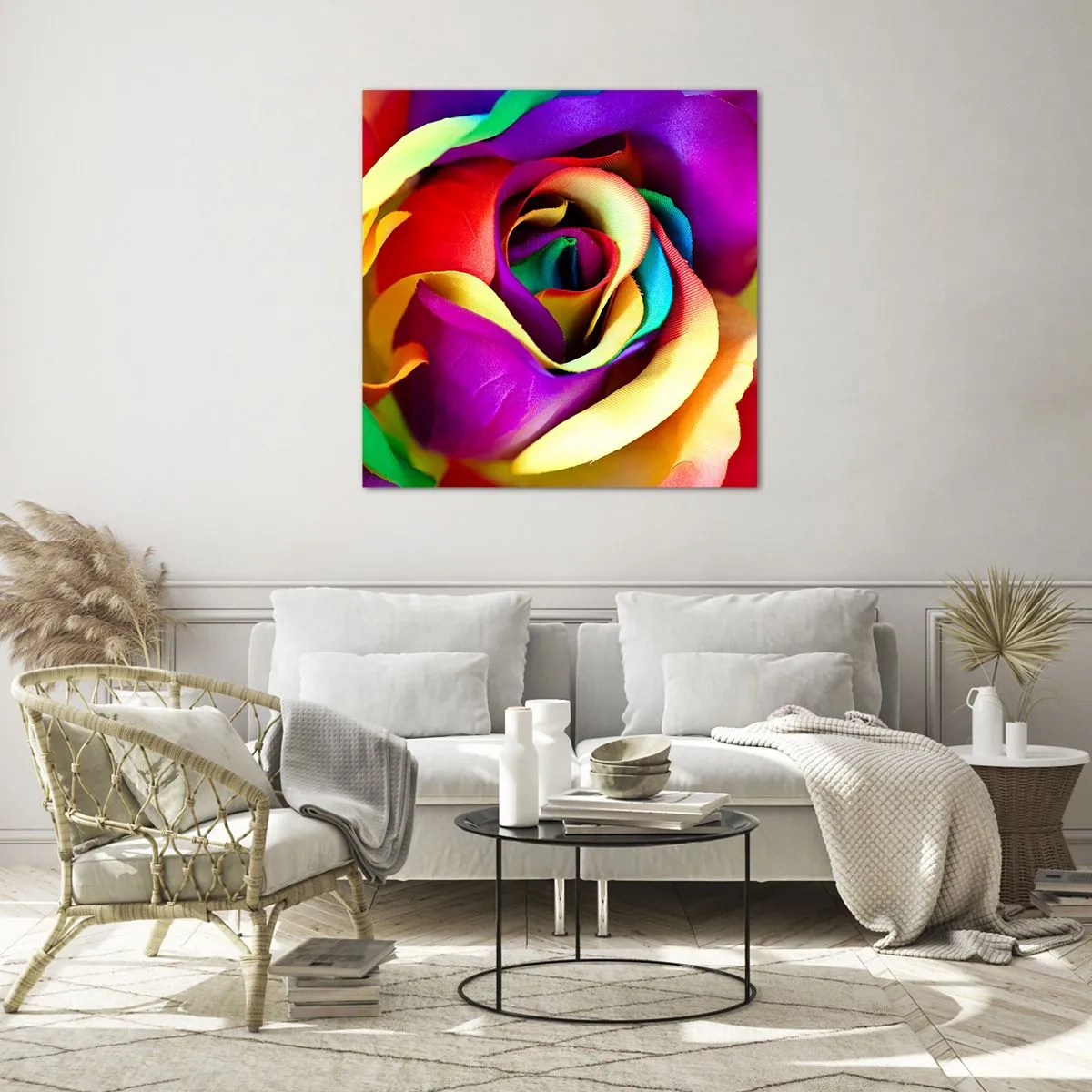 Üveg kép - Ez lehetetlen - 50x50 cm