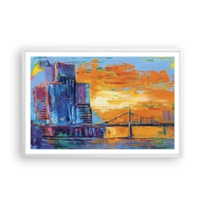 Poszter fekete keretben - Kultúra és természet - 91x61 cm