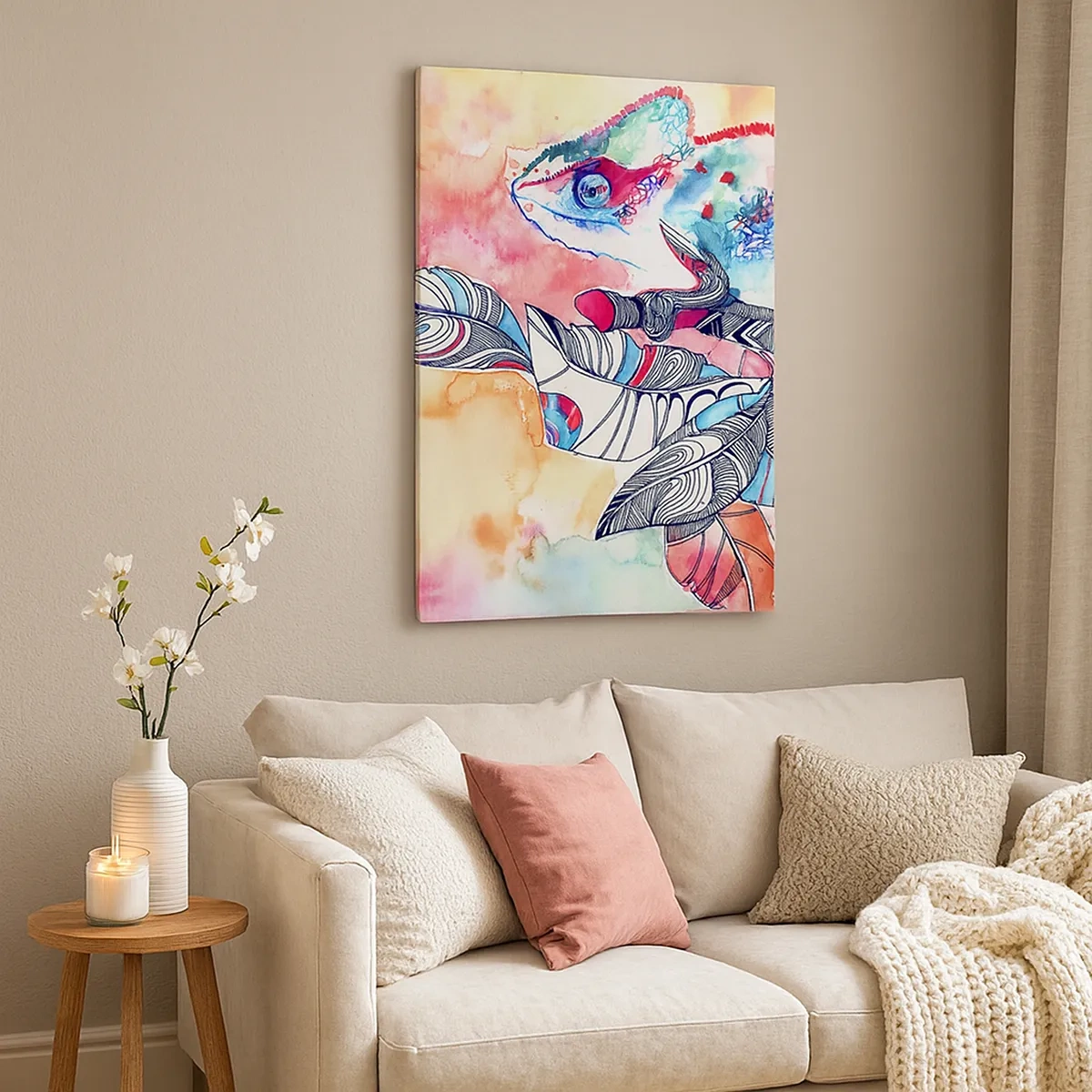 Vászonkép - Olyan színes, mint a mi világunk - 50x70 cm