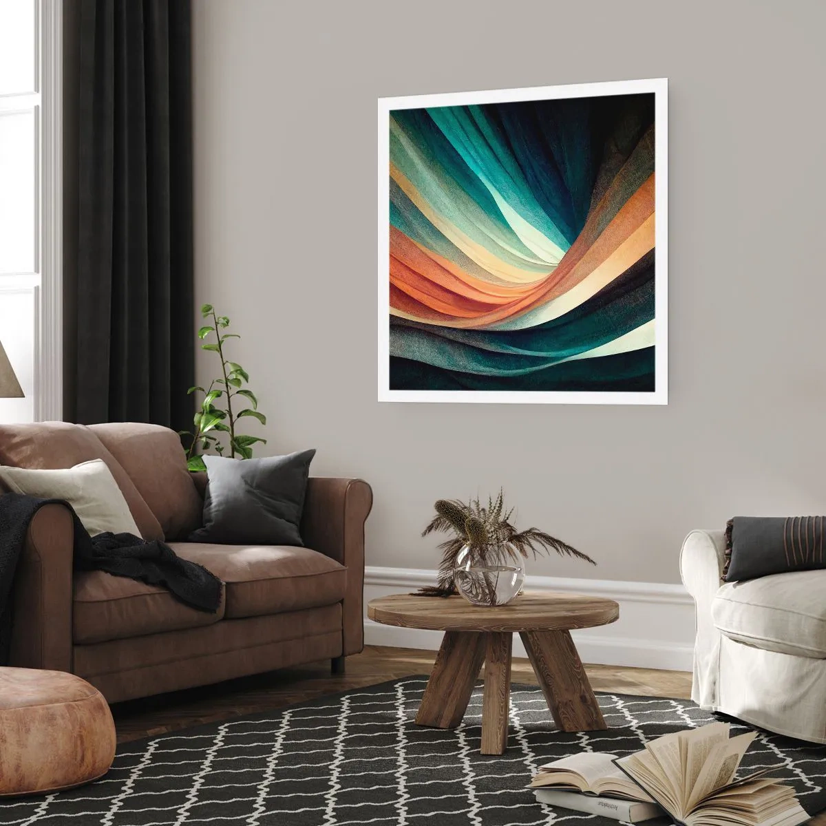 Poszter - Színekből szőtt - 60x60 cm