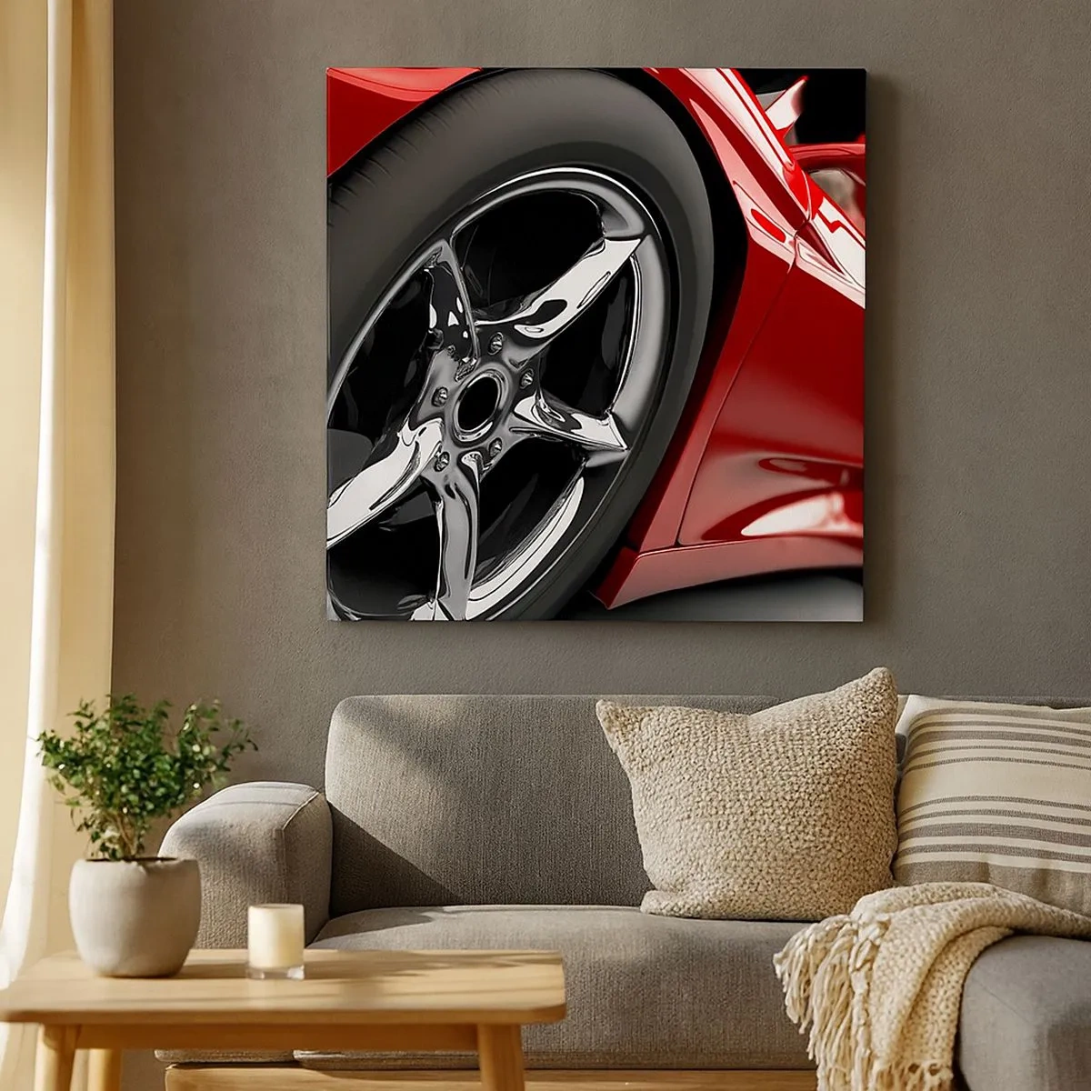 Vászonkép - Gyorsaságnak született - 30x30 cm