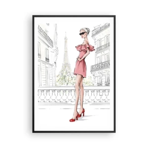 Poszter fehér keretben - Divatművészet - 70x100 cm