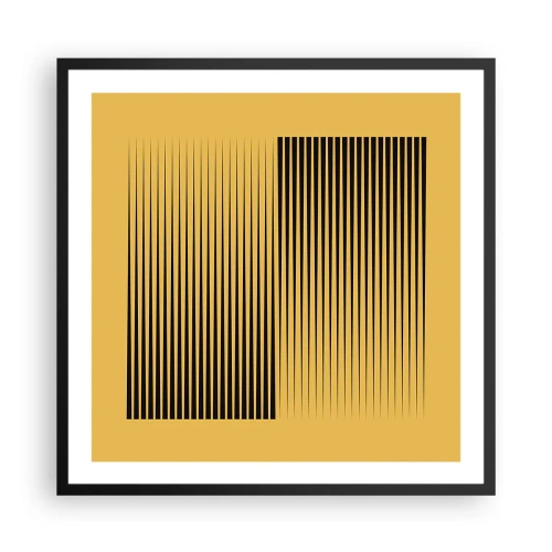 Poszter fehér keretben - Az ellentétek négyzete - 60x60 cm