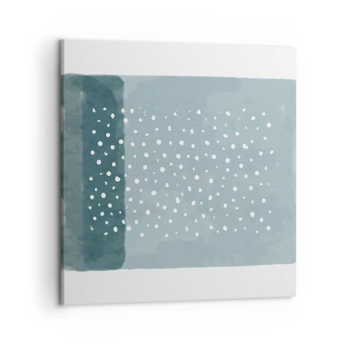 Vászonkép - Kéken nőtt - 50x50 cm