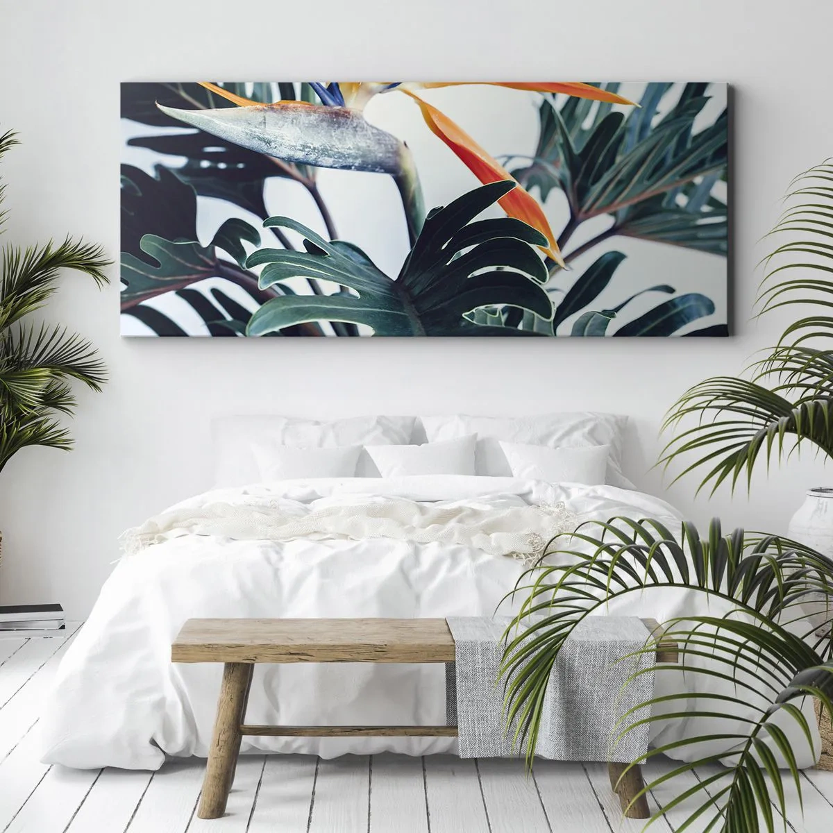 Vászonkép - Madárkalitka - 100x40 cm