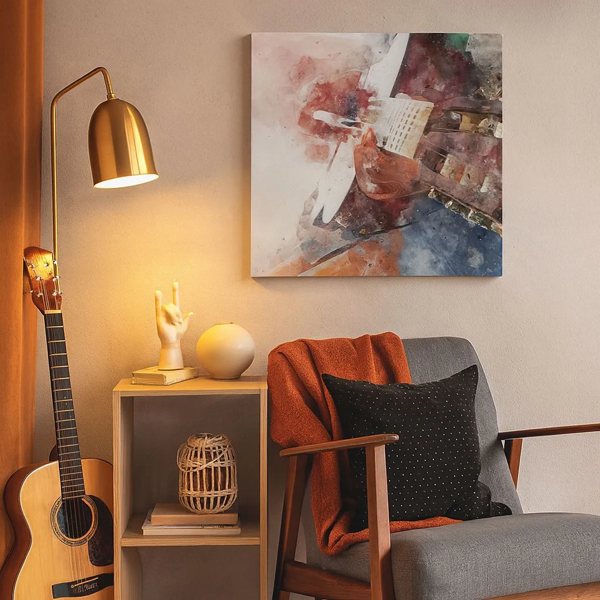 Vászonkép - És mit gondolsz róla? - 30x30 cm