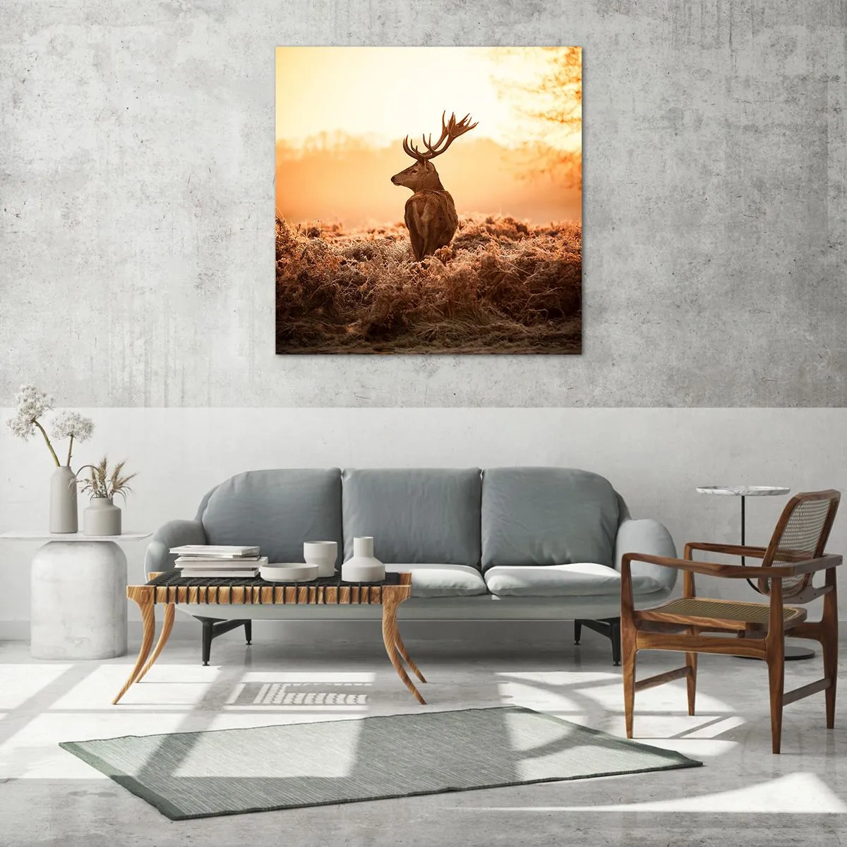 Üveg kép - A birtok ura - 60x60 cm