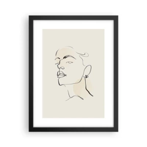 Poszter fehér keretben - Büszke tekintet - 30x40 cm