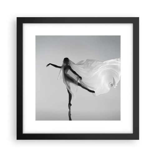 Poszter fehér keretben - Könnyedség és kecsesség - 30x30 cm