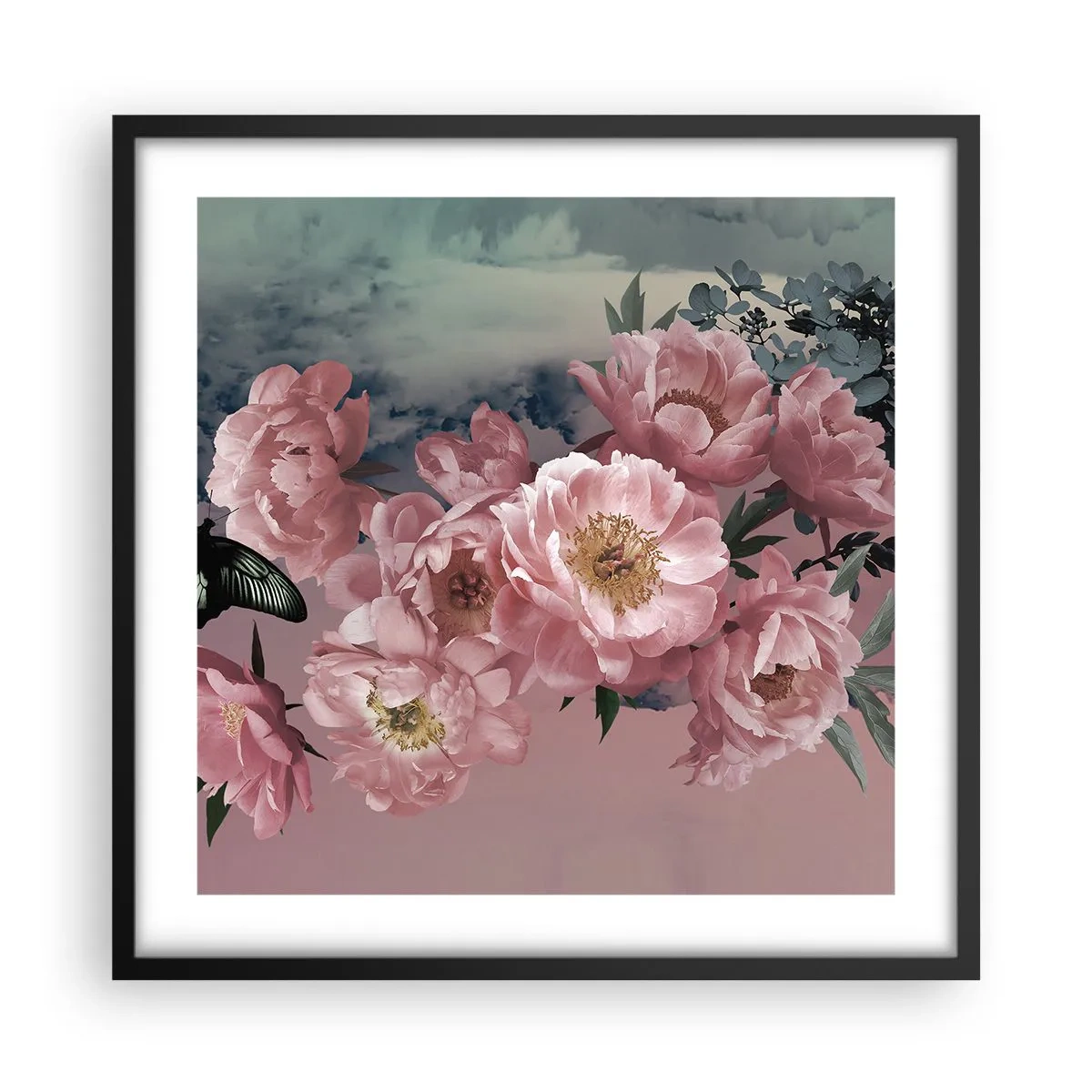 Poszter fehér keretben - A romantika csúcsa - 50x50 cm