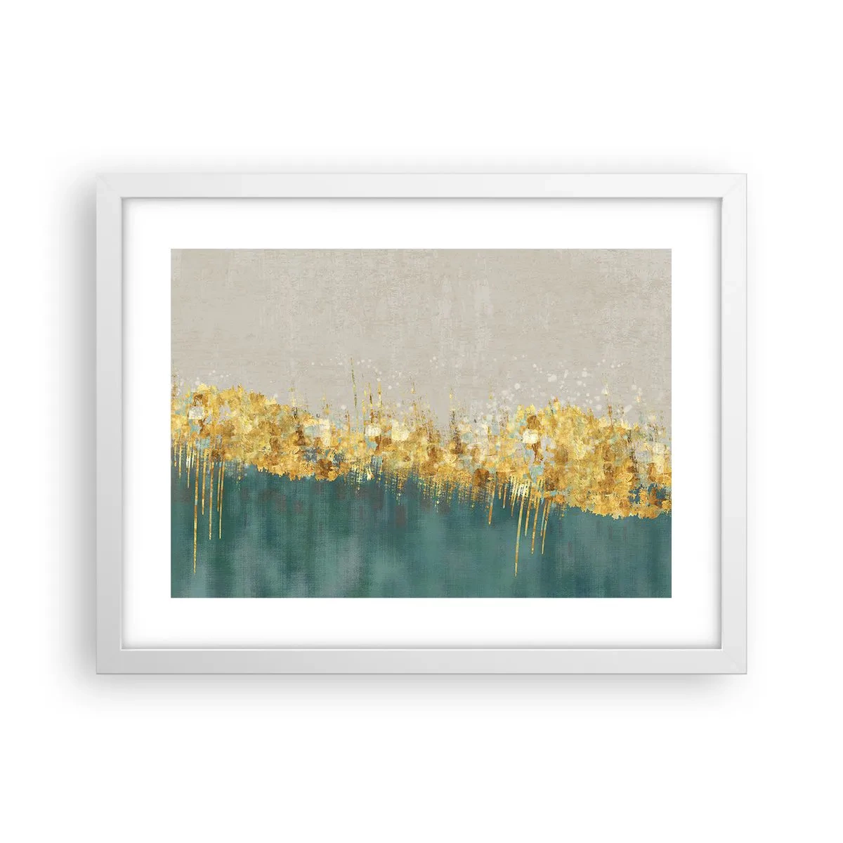 Poszter fekete keretben - Az aranyhatár - 40x30 cm