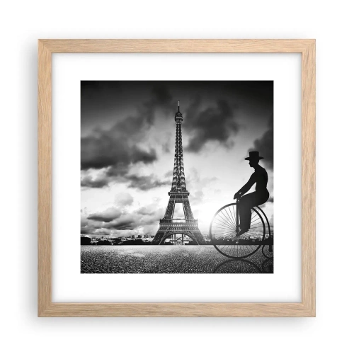 Poszter világos tölgy keretben - Belle Epoque hiánya - 30x30 cm