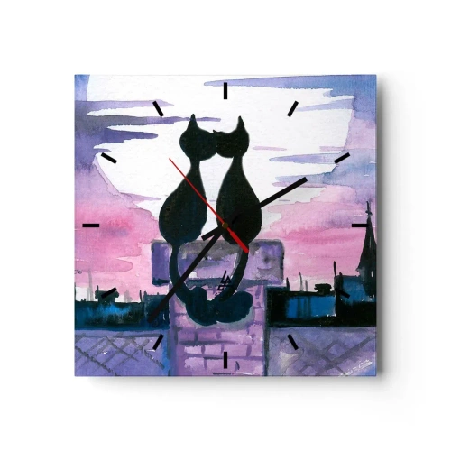 Falióra, Óra - Rendez-vous a holdfénynél - 40x40 cm