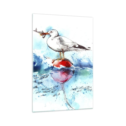 Üveg kép - Sikeres fogás - 70x100 cm