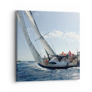 Vászonkép - Győzzön a jobbik - 40x40 cm