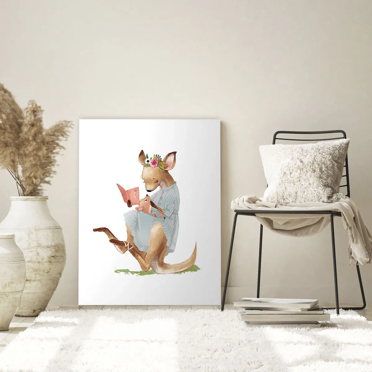 Üveg kép - Olvass nekem anya - 70x100 cm