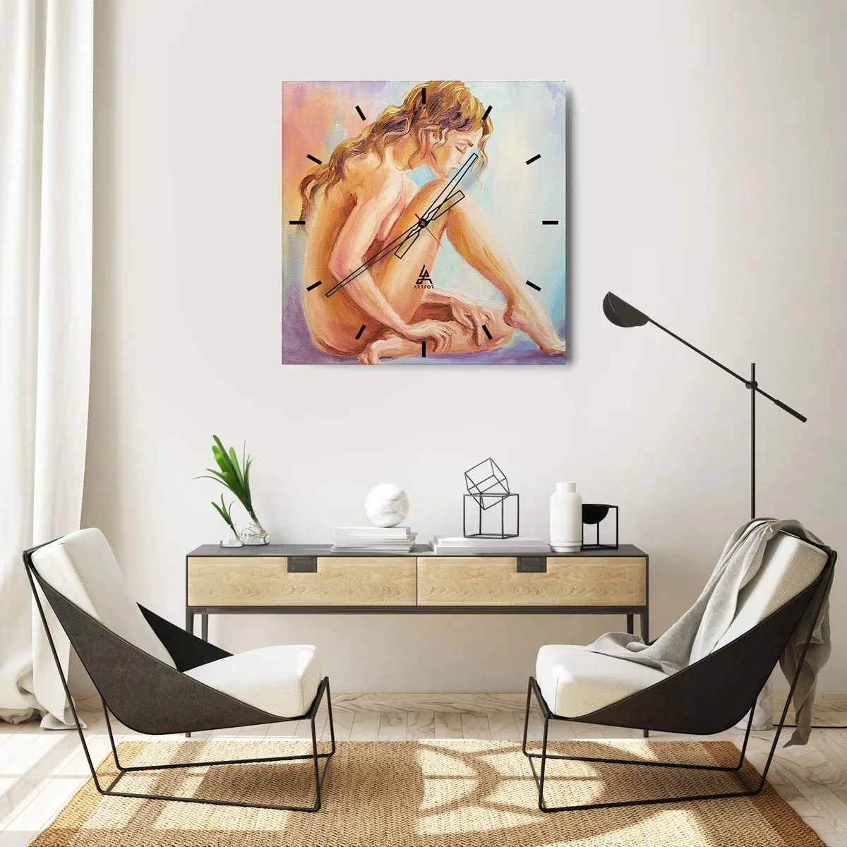 Falióra, Óra - A fiatalság cselekedete - 40x40 cm