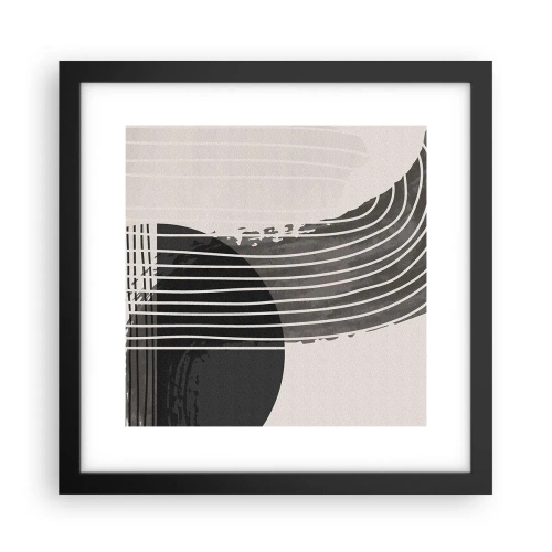 Poszter fehér keretben - Oda és vissza - 30x30 cm