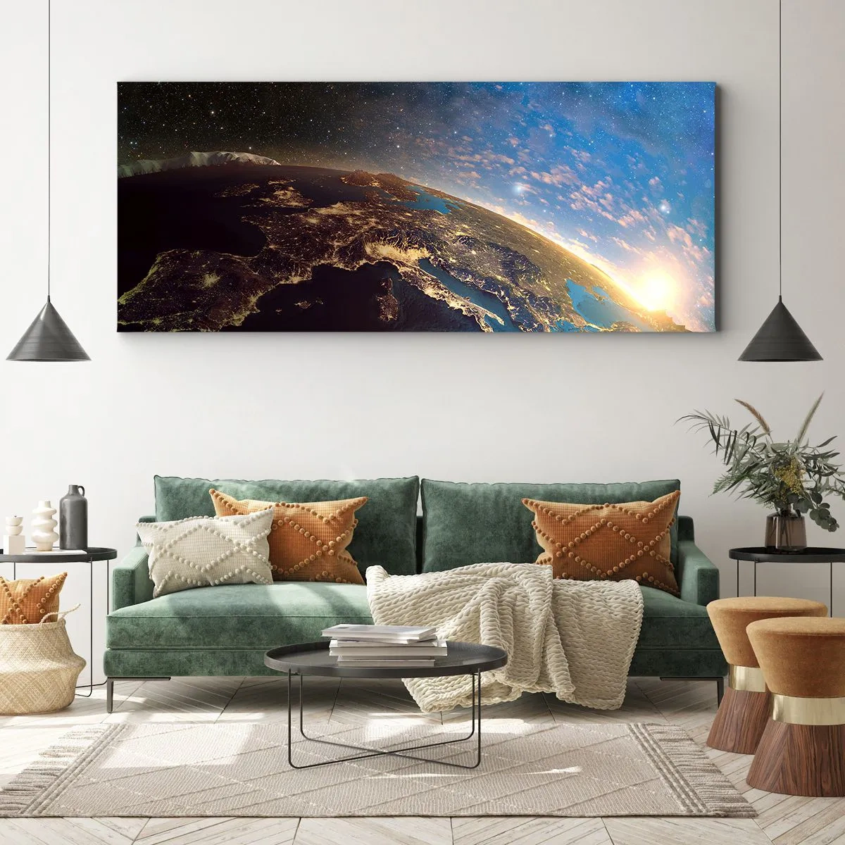 Vászonkép - Tekintsünk magunkra távolról - 100x40 cm