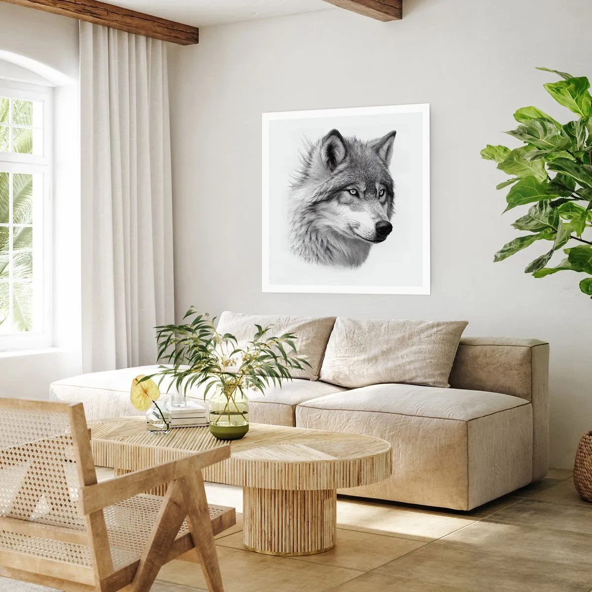 Poszter - Alfa - kétségtelenül - 30x30 cm